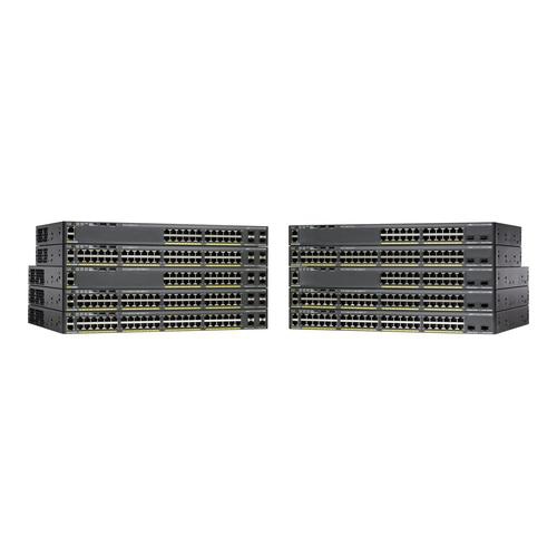 Cisco Small Business C2960X24TS-L, Refurbished Managed L2/L3 Gigabit Ethernet (10/100/1000) 1U Black