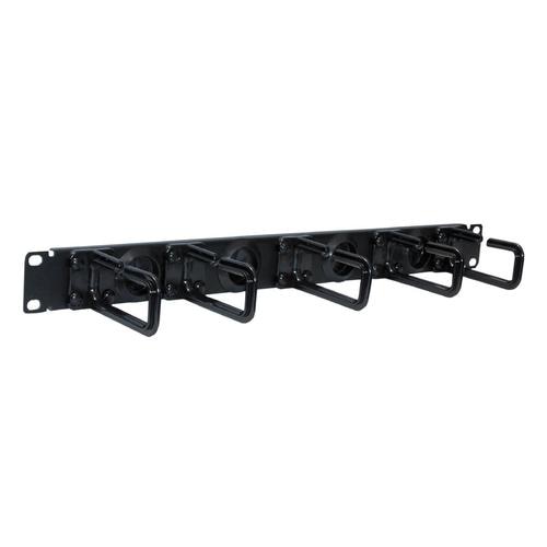 Tripp Lite SRCABLERING1U SmartRack 1U Horizontal Cable Manager - Flexible ring type
