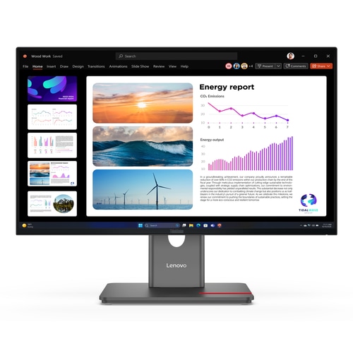 Lenovo ThinkVision P24Q-40 computer monitor 2560 x 1440 pixels Wide Quad HD LED Black