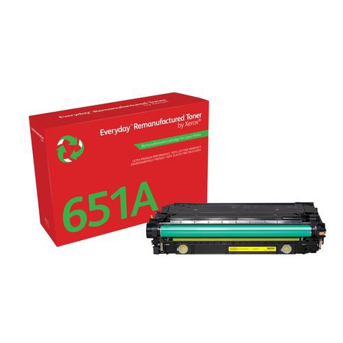 Everyday Yellow Toner compatible with HP CE342A/CE272A/CE742A