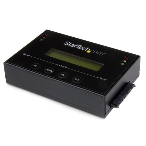 StarTech.com 1:1 Standalone Hard Drive Duplicator with Disk Image Manager For Backup and Restore, Store Several Disk Images on one 2.5/3.5 SATA Drive, HDD/SSD Cloner, No PC Required
