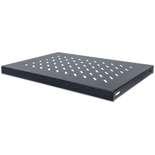 Intellinet 19 Fixed Shelf, 1U, 345mm Depth, Max 50kg, Black