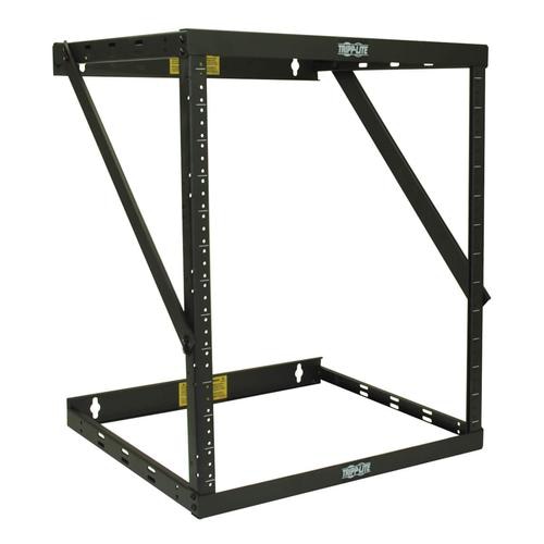 Tripp Lite SRWO12UHD SmartRack 12U Heavy-Duty Flat-Pack Low-Profile Switch-Depth Wall-Mount 2-Post Open Frame Rack