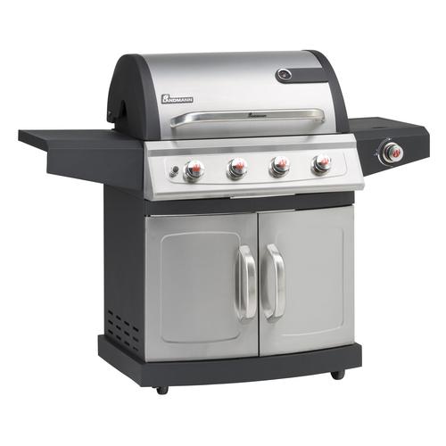 LANDMANN Miton PTS 4.1 Grill Cart Gas Black, Silver