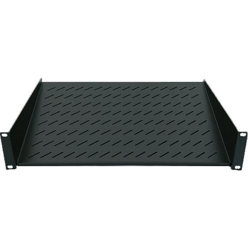 Intellinet 19 Cantilever Shelf, 1U, 2-Point Front Mount, 150mm Depth, Max 25kg, Black, Three Year Warranty