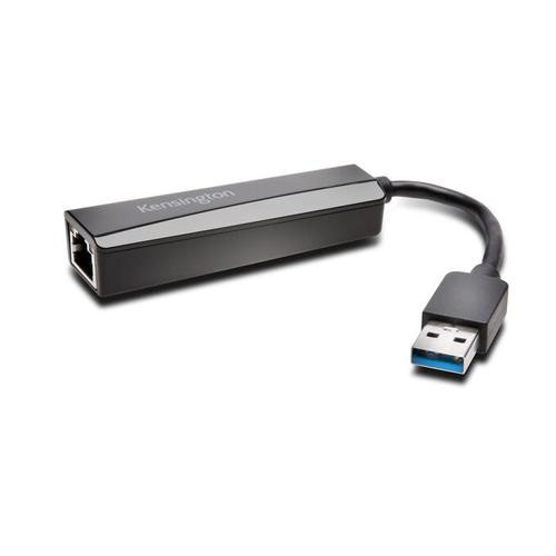 Kensington UA0000E USB-A Ethernet Adapter  Black