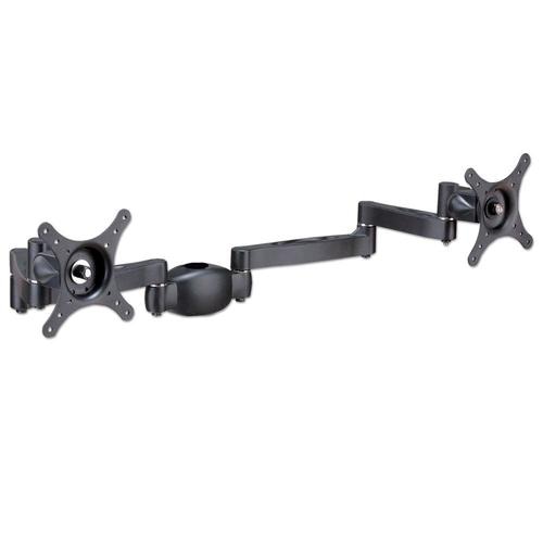 Lindy Dual Adjustable LCD Arms, Black
