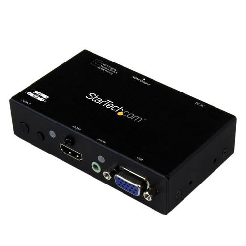 StarTech.com 2x1 HDMI + VGA to HDMI Converter Switch w/ Automatic and Priority Switching  1080p