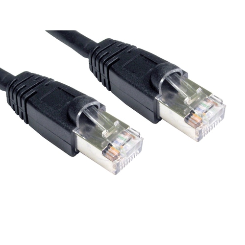 Cables Direct B6ST-700K networking cable Black 0.5 m Cat6 F/UTP (FTP)