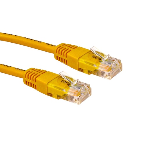 Cables Direct URT-602Y networking cable Yellow 2 m Cat5e U/UTP (UTP)
