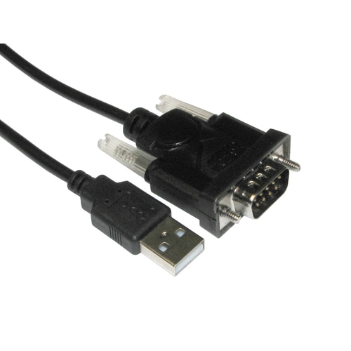 Cables Direct CDLSB-901 serial cable Black 1 m USB Type-A DB-9