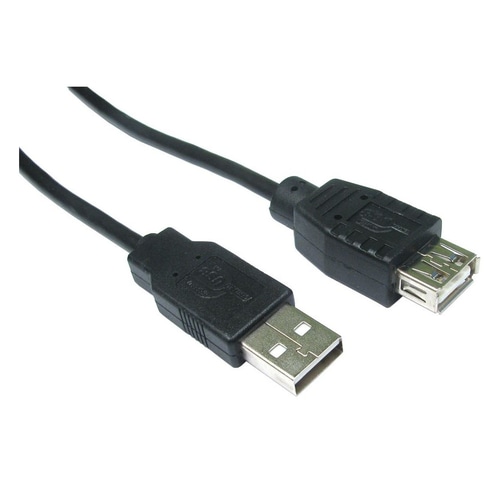 Cables Direct CDL-023 USB cable 3 m USB 2.0 USB A Black
