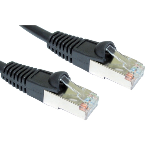 Cables Direct B5ST-303K networking cable Black 3 m Cat5e F/UTP (FTP)