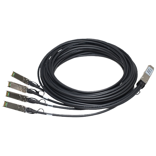 HPE 40G QSFP+/4 x 10G SFP+ 3m fibre optic cable QSFP+ 4x SFP+ Black