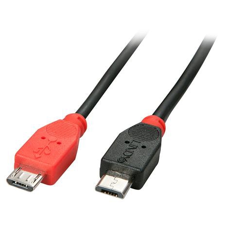 Lindy USB 2.0 Cable Micro-B/ Micro-B OTG, 1m