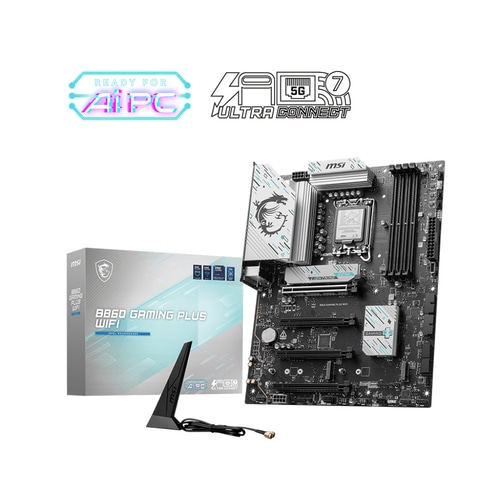 MSI B860 GAMING PLUS WIFI motherboard Intel B860 LGA 1851 (Socket V1) ATX