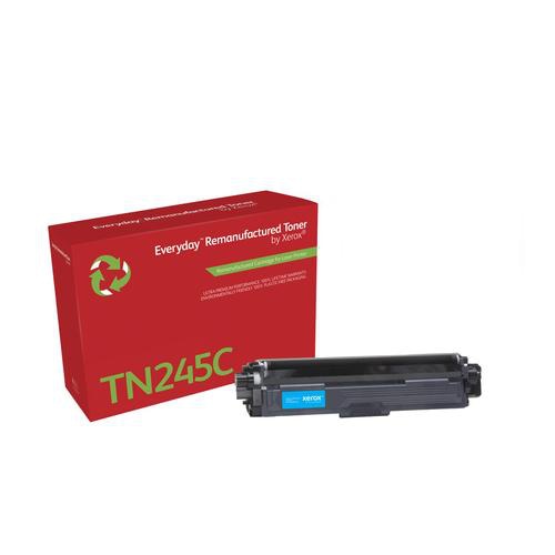 Everyday Remanufactured Toner replaces Brother TN245C, High Capacity