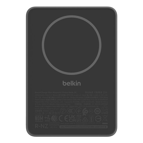 Belkin BPD010hqBK 5000 mAh Wireless charging Black