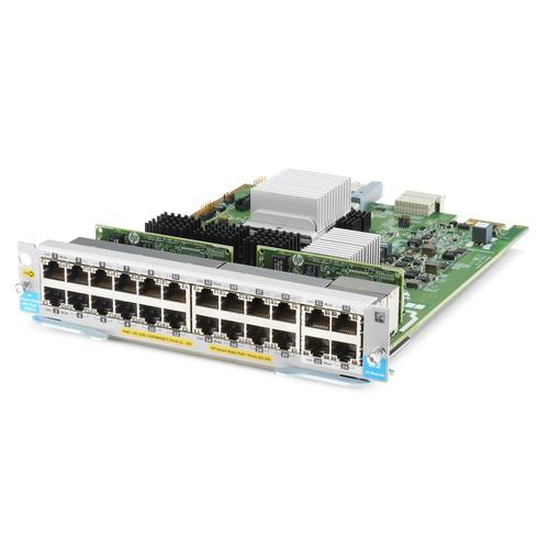 Hewlett Packard Enterprise Aruba 20-port 10/100/1000BASE-T PoE+ / 4-port 1/2.5/5/10GBASE-T PoE+ MACsec v3 zl2 network switch module