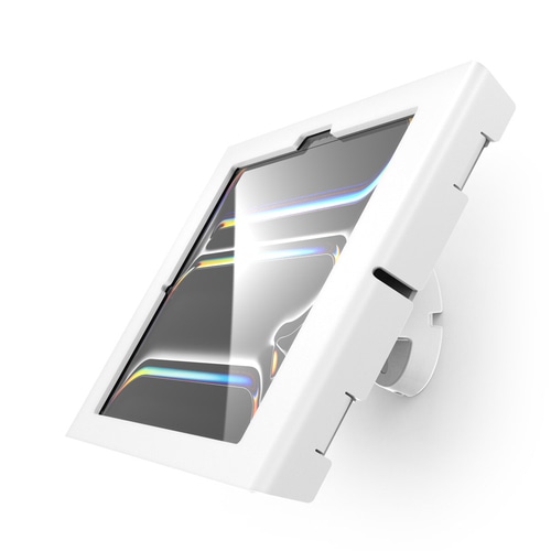 Compulocks iPad Pro M4 11 (2024) Apex Enclosure Tilting Wall Mount - White