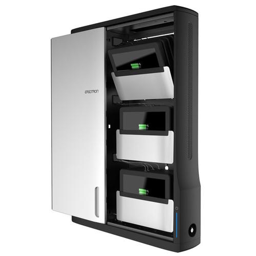 Ergotron DM12-1006-3 portable device management cart/cabinet Portable device management cabinet Black, Silver