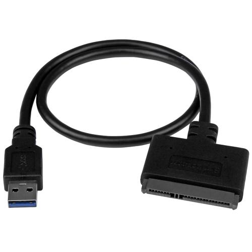 StarTech.com USB 3.1 to 2.5 SATA Hard Drive Adapter - USB 3.1 Gen 2 10Gbps with UASP External HDD/SSD Storage Converter