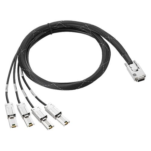 Hewlett Packard Enterprise Mini-SAS HD / Dual 2-lane Mini-SAS HD FO 2m