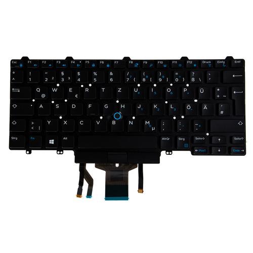 Origin Storage N/B KBD Lat E5450/E7450 German Layout Backlit 83 Keys Dual Point