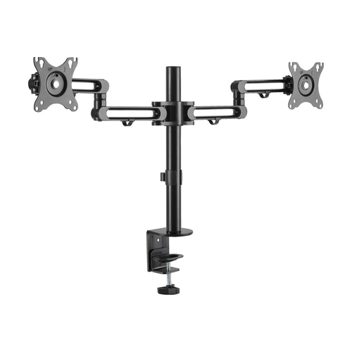 Tripp Lite DDR1327SDFC-1 Dual-Monitor Flex-Arm Desktop Clamp for 13 to 27 Displays