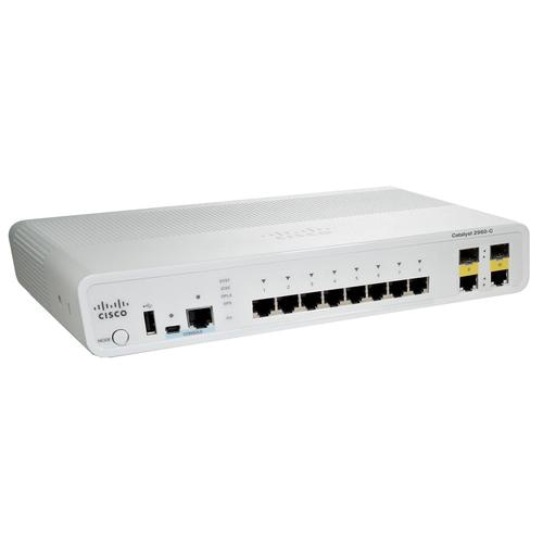Cisco Catalyst 2960-C, Refurbished Managed L2 Fast Ethernet (10/100) White