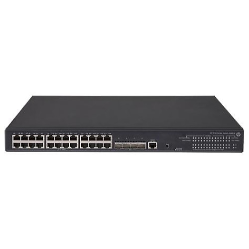 Hewlett Packard Enterprise FlexNetwork 5130 24G PoE+ 4SFP+ (370W) EI Managed L3 Gigabit Ethernet (10/100/1000) Power over Ethernet (PoE) 1U Black