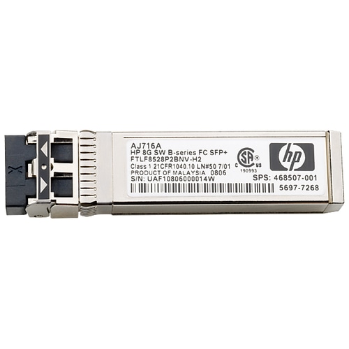 Hewlett Packard Enterprise B-series 10GbE Short Wave SFP+ Transceiver network transceiver module Fiber optic 10000 Mbit/s SFP+ 850 nm