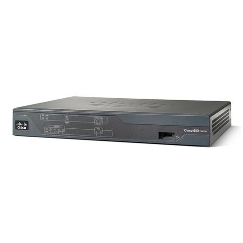 Cisco 881, Refurbished wired router Fast Ethernet Black