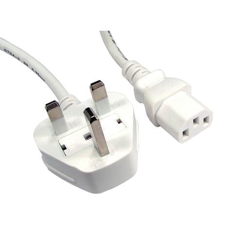 Cables Direct UK - C13 1.8m White C13 coupler