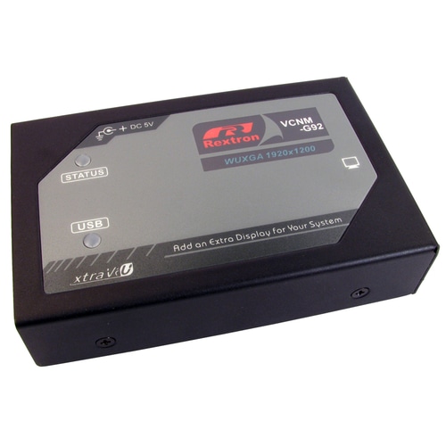 Cables Direct USB2-HDMILAN AV extender AV transmitter & receiver Black