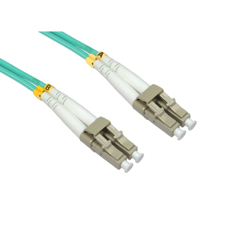 Cables Direct LC/LC, 15m fibre optic cable OM4 Blue