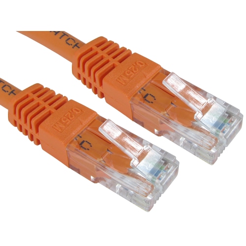 Cables Direct UTP Cat6 1.5m networking cable Orange U/UTP (UTP)
