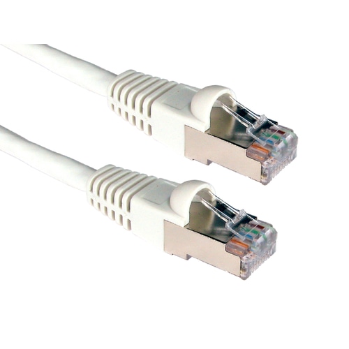 Cables Direct Cat6a, 20m networking cable White S/FTP (S-STP)