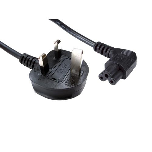 Cables Direct Type G/C5 1.8m Black Power plug type G C5 coupler