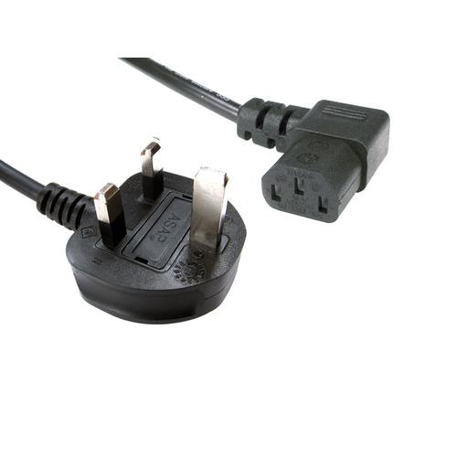 Cables Direct Type G/C13 1.8m Black Power plug type G C13 coupler