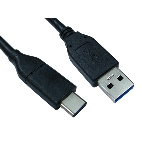 Cables Direct USB3C-921 USB cable 1 m USB 3.2 Gen 1 (3.1 Gen 1) USB C USB A Black