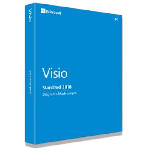 Microsoft Visio Standard 2016, 1u Open Value License (OVL) 1 license(s) 1 year(s)