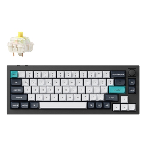 Keychron Q2 Max keyboard Home/Office USB + RF Wireless + Bluetooth QWERTY UK English Black