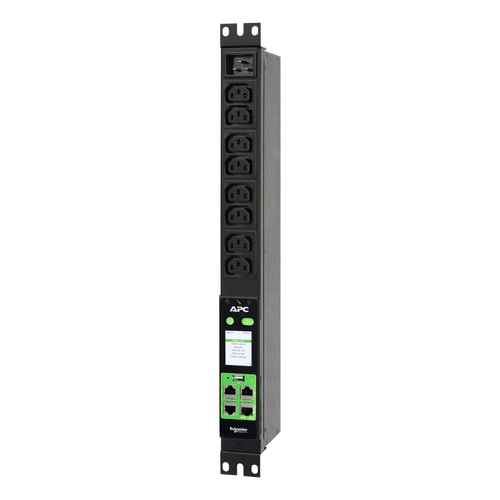 APC Easy Rack PDU, Metered Outlet, 0U, 3 Phase, 11kW, 230V, 16A, (18) C13 and (6) C19 outlets, IEC60309 3P+N+PE inlet