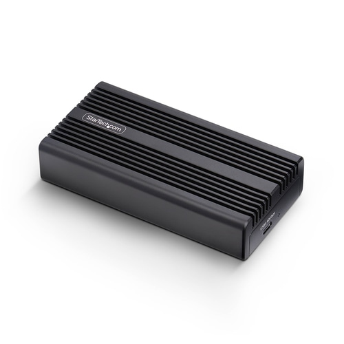StarTech.com USB4 M.2 NVMe Enclosure, 40Gbps, External USB-C/Thunderbolt NVMe SSD Enclosure, Aluminum Heatsink Case, B+M/M-Key