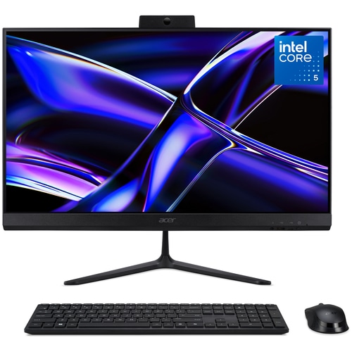 Acer Aspire C27-B All-in-One Desktop - Intel Core 5-120U, 8GB, 512GB SSD, Integrated Intel Graphics, 27 Full HD, Windows 11, Black