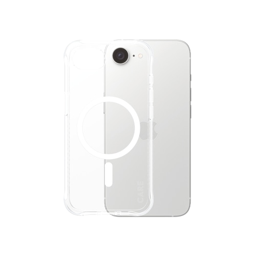PanzerGlass CARE by  Samba Case Transparent w. White Qi Compatible iPhone 17e | 16e