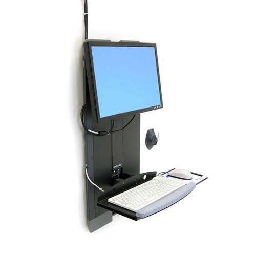 Ergotron StyleView Vertical Lift, High Traffic Areas 61 cm (24) Black Wall