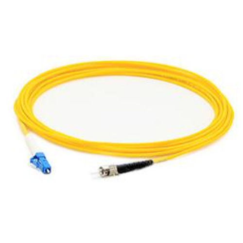 AddOn Networks 12m, ST - LC fibre optic cable OS1 Yellow