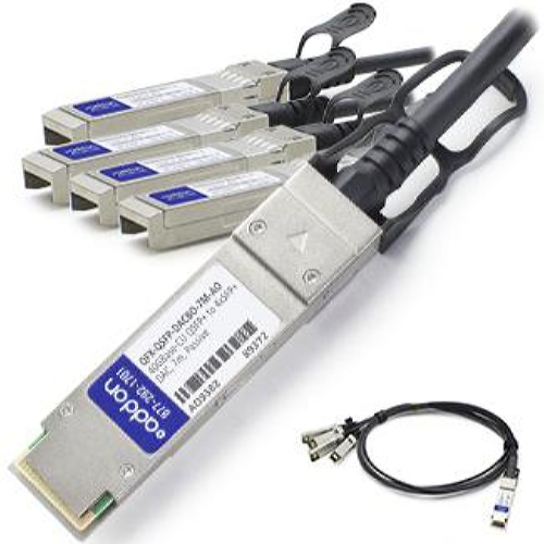 AddOn Networks QSFP+/4xSFP+ 3m InfiniBand cable QSFP+ 4xSFP+ Black